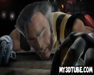 Busty 3d Cartoon Babe Getting Fucked By Wolverine