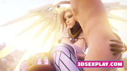 This Sexy 3D Widowmaker With Gorgeous Body Loves A Huge Long Cock