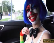 Frown Clown Mikayla Free Cum On Mouth From Stranger Dude