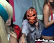 College Whore Gets Her Pussy Rammed At A Halloween Party