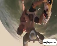 Busty Babes Kite Boarding And Jui Jitsu While Naked