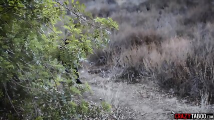 Creepy voyeur spies on young interracial couple having raw sex