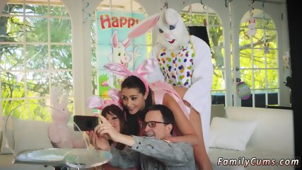 Teen Threesome Double Penetration Uncle Fuck Bunny