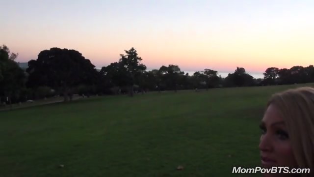 Busty Gilf Flashes In Public Park While Sucking Cock - Screenshot 1 of 15 - Big Tits