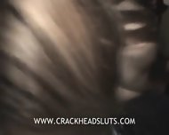 Crackhead With Pancake Tits Sucks Dick