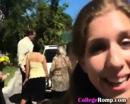 College Ex Sucking Dick In Car On Graduation Day
