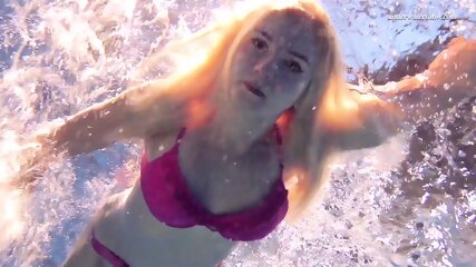 Elena Proklova Spreading Legs Underwater