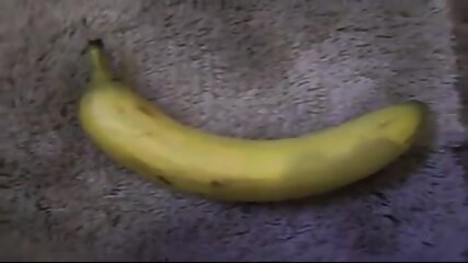 Sexy Kleine Macht Es Sich Mit Banane