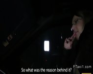 Blonde Fucked In A Trunk In Fake Taxi At Night