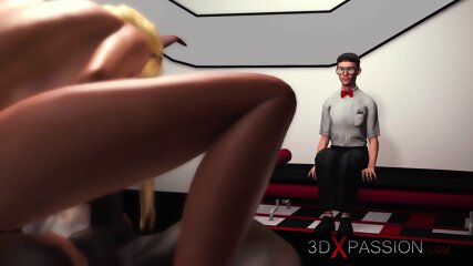 big cock, 3d animated porn, anal, students
