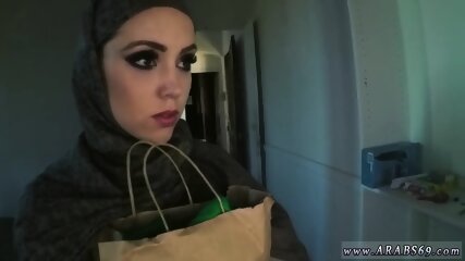 hijab, cash, blowjob, arab