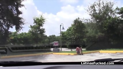 Picking Up Dumped And Stranded Latina For A Quickie