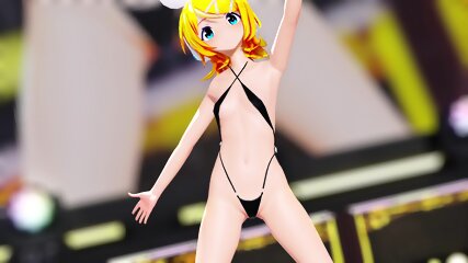 small tits, vocaloid, homemade, mmd