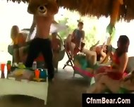 Amateur Tropical Party Cfnm Babe Sucks Stripper Cock