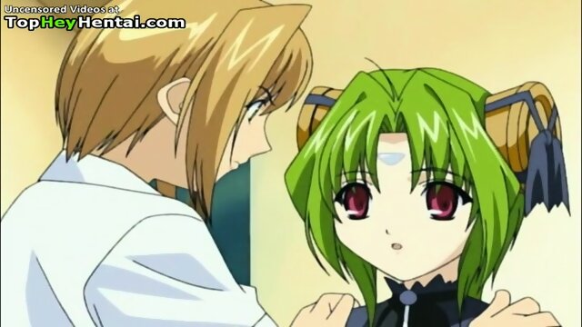 Hentai lovely teen gets cumshot