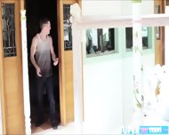 Attractive And Petite Alice Green Gets Got By Security Cams And Fucked