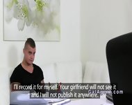Tattooed Dude Fucks Female Agent On Casting Couch