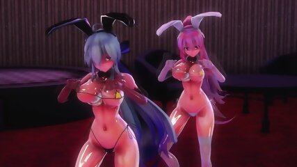 [ykoop] MMD Bunny Dance Pair