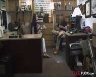 Customers Wife Fucked By Perv Pawnkeeper In The Backroom