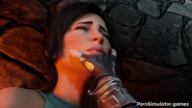 3D Lara Croft Lesbian Pussy Licking - EPORNER
