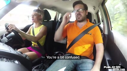 German Publicly Rides Driving Instructor