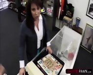 Hot Milf Sells Her Husbands Card Collection And Ends Up Fucked