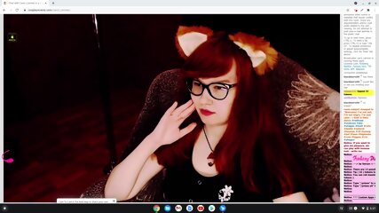 Little Cosplay Fox Wanting To Play On Webcam For Tips