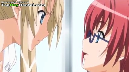 anime, cumshot, uniform, hentai