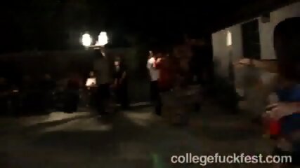 College Party Teen Fucked In Front Of Crowd