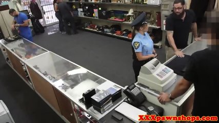 Real Pawnshop Sex With Bigass Cop In Uniform