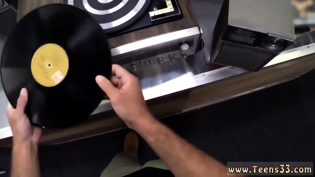 Repair man fucks teen Vinyl Queen!