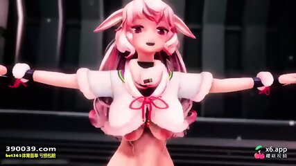 【r-18 MMD】Pink Haired Anime Girl With Animal Ear