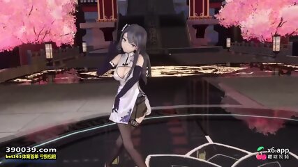 R18 MMDStrip Dance with Black Lace Stocking, homemade, webcam
