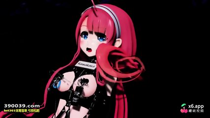 R18 MMDVocaloid Happysynthesizer, striptease, homemade