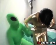 College Girls In Skin Tight Costumes Sucking Dick At Party