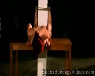 Redhead Beauty Got Immobilized With Ropes In Bdsm Scene