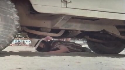 The Trouble with Spies 1987 - beach scene