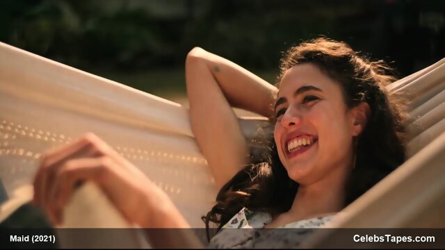 Margaret Qualley topless sex video