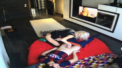 two blondes, blowjob, blonds, homemade
