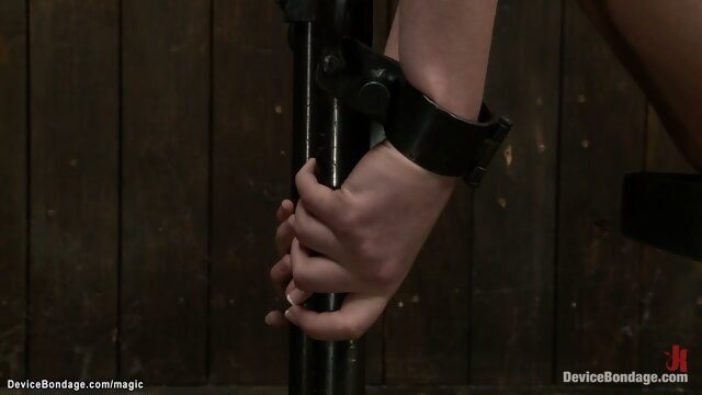 Lesbian in latex mask fights for air