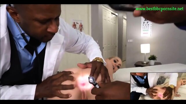 going to doctor and receive BBC hard sex