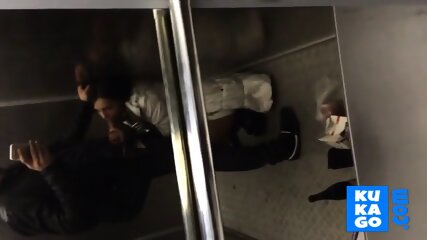 Blowjob In The Elevator