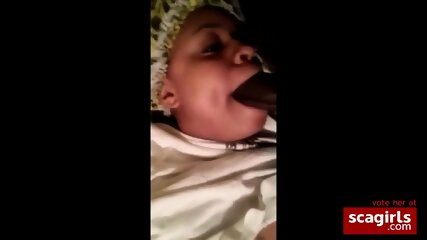 homemade, black ebony, blowjob, deep throat