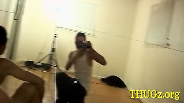 Twink in self suck action