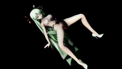 Hentai Owady Seks Mmd 3d Anime Nsfw Delikatny Zielony Kolor Włosów Edycja Smixix ❤️