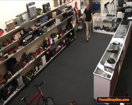 Latina Chick Sucks The Pawnshop Owners Cock For Her Freedom