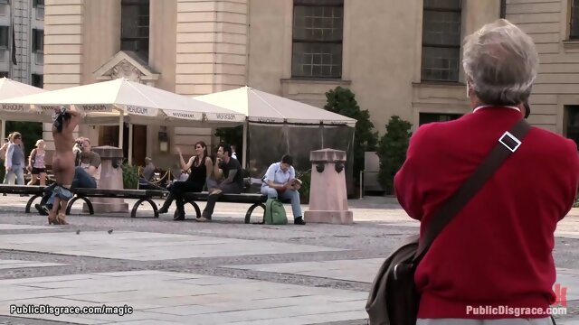 Spanish babe humiliated in public
