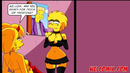 Halloween Night With Sex And Orgy! The Simptoons