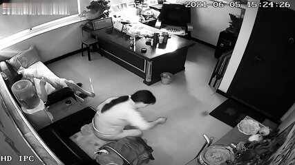 TP boss  office flirts with cleaning woman