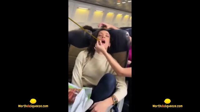 Pranking Girl on Plane - Playful Sex